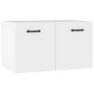vidaXL Armario de pared madera contrachapada blanco 60x36,5x35 cm vidaXL Armario de pared madera contrachapada blanco 60x36,5x35 cm
