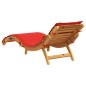 vidaXL Tumbonas con cojines 2 uds madera maciza de acacia rojo vidaXL Tumbonas con cojines 2 uds madera maciza de acacia rojo