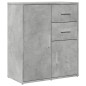 vidaXL Aparador de madera ingeniería 2 uds gris hormigón 60x31x70 cm vidaXL Aparador de madera ingeniería 2 uds gris hormigón 60x31x70 cm
