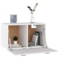 vidaXL Armario de pared madera contrachapada blanco 60x36,5x35 cm vidaXL Armario de pared madera contrachapada blanco 60x36,5x35 cm