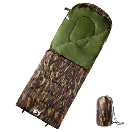 vidaXL Saco de dormir de camping para adultos 3-4 estaciones