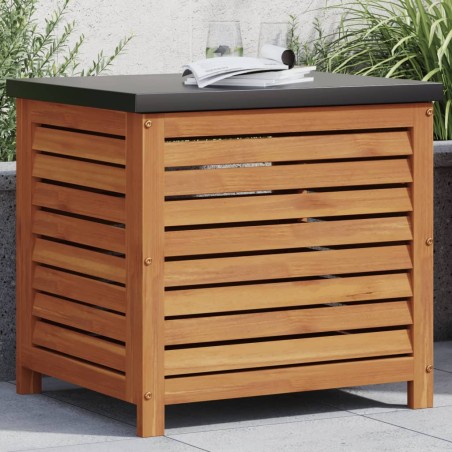 vidaXL Caja de almacenaje de jardín madera maciza acacia 60x50x55 cm