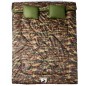 vidaXL Saco de dormir doble y almohadas camping adultos 3-4 estaciones vidaXL Saco de dormir doble y almohadas camping adultos 3-4 estaciones