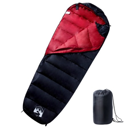 vidaXL Saco de dormir tipo momia de camping para adultos 3 estaciones