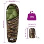 vidaXL Saco de dormir tipo momia de camping para adultos 3 estaciones vidaXL Saco de dormir tipo momia de camping para adultos 3 estaciones