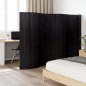 vidaXL Biombo divisor de bambú negro 165x600 cm vidaXL Biombo divisor de bambú negro 165x600 cm