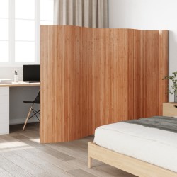vidaXL Biombo divisor de bambú color natural 165x800 cm