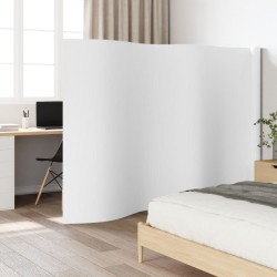 vidaXL Biombo divisor de bambú blanco 165x600 cm
