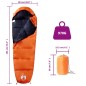 vidaXL Saco de dormir tipo momia de camping para adultos 3 estaciones vidaXL Saco de dormir tipo momia de camping para adultos 3 estaciones