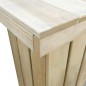 vidaXL Set de comedor de jardín 5 pzas madera de pino impregnada vidaXL Set de comedor de jardín 5 pzas madera de pino impregnada