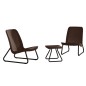 Keter Juego de muebles de jardín Rio 3 piezas color capuchino Keter Juego de muebles de jardín Rio 3 piezas color capuchino