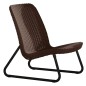 Keter Juego de muebles de jardín Rio 3 piezas color capuchino Keter Juego de muebles de jardín Rio 3 piezas color capuchino