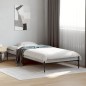 vidaXL Estructura cama madera ingeniería metal gris Sonoma 75x190 cm vidaXL Estructura cama madera ingeniería metal gris Sonoma 75x190 cm