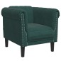 vidaXL Juego de sofás 3 piezas terciopelo verde oscuro vidaXL Juego de sofás 3 piezas terciopelo verde oscuro