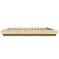 vidaXL Estructura de cama con luces LED madera roble Sonoma 200x200 cm