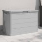 vidaXL Baúl para cojines polipropileno gris 77,5x44,5x53 cm vidaXL Baúl para cojines polipropileno gris 77,5x44,5x53 cm