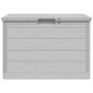 vidaXL Baúl para cojines polipropileno gris 77,5x44,5x53 cm vidaXL Baúl para cojines polipropileno gris 77,5x44,5x53 cm