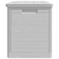 vidaXL Baúl para cojines polipropileno gris 77,5x44,5x53 cm vidaXL Baúl para cojines polipropileno gris 77,5x44,5x53 cm