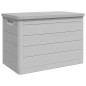 vidaXL Baúl para cojines polipropileno gris 77,5x44,5x53 cm vidaXL Baúl para cojines polipropileno gris 77,5x44,5x53 cm