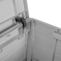 vidaXL Baúl para cojines polipropileno gris 77,5x44,5x53 cm vidaXL Baúl para cojines polipropileno gris 77,5x44,5x53 cm