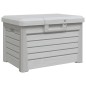 vidaXL Baúl para cojines polipropileno gris 73x50,5x46,5 cm vidaXL Baúl para cojines polipropileno gris 73x50,5x46,5 cm