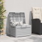 vidaXL Baúl para cojines polipropileno gris 73x50,5x46,5 cm vidaXL Baúl para cojines polipropileno gris 73x50,5x46,5 cm