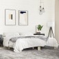 vidaXL Estructura cama madera ingeniería metal roble Sonoma 180x200 cm vidaXL Estructura cama madera ingeniería metal roble Sonoma 180x200 cm