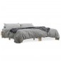 vidaXL Estructura cama madera ingeniería metal roble Sonoma 180x200 cm vidaXL Estructura cama madera ingeniería metal roble Sonoma 180x200 cm