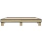 vidaXL Estructura cama madera ingeniería metal roble Sonoma 160x200 cm
