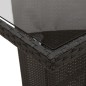 vidaXL Set de comedor de jardín 9 pzas y cojines ratán sintético negro vidaXL Set de comedor de jardín 9 pzas y cojines ratán sintético negro