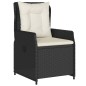vidaXL Set de comedor de jardín 7 pzas y cojines ratán sintético negro vidaXL Set de comedor de jardín 7 pzas y cojines ratán sintético negro