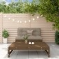 vidaXL Juego de muebles jardín 2 pzas madera maciza pino marrón miel vidaXL Juego de muebles jardín 2 pzas madera maciza pino marrón miel
