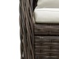 vidaXL Set comedor de jardín 7 pzas con cojines ratán sintético marrón vidaXL Set comedor de jardín 7 pzas con cojines ratán sintético marrón