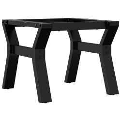 vidaXL Patas de mesa de centro estructura Y hierro fundido 40x40x33 cm