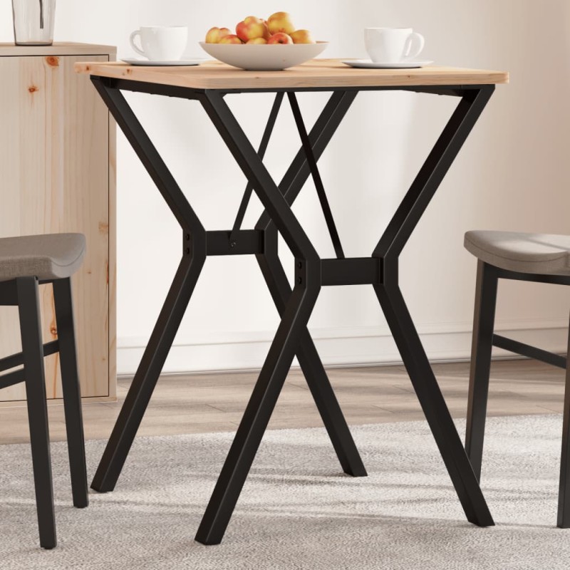 vidaXL Patas de mesa de comedor estructura Y hierro fundido 60x50x73cm vidaXL Patas de mesa de comedor estructura Y hierro fundido 60x50x73cm