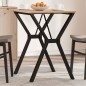 vidaXL Patas de mesa de comedor estructura Y hierro fundido 60x50x73cm vidaXL Patas de mesa de comedor estructura Y hierro fundido 60x50x73cm