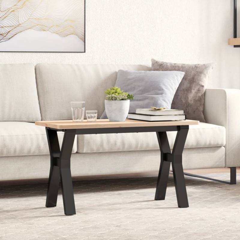 vidaXL Patas de mesa de centro estructura Y hierro fundido 70x30x43 cm