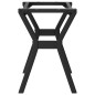vidaXL Patas de mesa de centro estructura Y hierro fundido 70x30x43 cm
