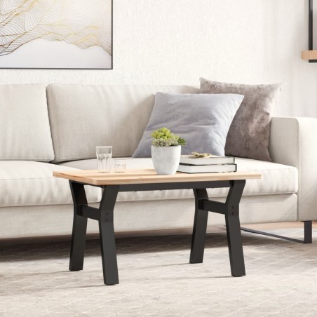 vidaXL Patas de mesa de centro estructura Y hierro fundido 60x40x38 cm