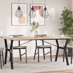 vidaXL Patas de mesa comedor estructura Y hierro fundido 160x80x73 cm