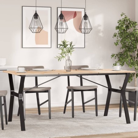vidaXL Patas de mesa comedor estructura Y hierro fundido 160x80x73 cm