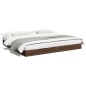 vidaXL Estructura de cama madera de ingeniería marrón roble 200x200 cm vidaXL Estructura de cama madera de ingeniería marrón roble 200x200 cm