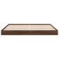 vidaXL Estructura de cama madera de ingeniería marrón roble 200x200 cm vidaXL Estructura de cama madera de ingeniería marrón roble 200x200 cm
