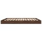 vidaXL Estructura de cama madera de ingeniería marrón roble 200x200 cm vidaXL Estructura de cama madera de ingeniería marrón roble 200x200 cm