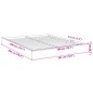vidaXL Estructura de cama madera de ingeniería marrón roble 200x200 cm vidaXL Estructura de cama madera de ingeniería marrón roble 200x200 cm