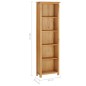 vidaX Estantería madera maciza de roble 52x22,5x170 cm vidaX Estantería madera maciza de roble 52x22,5x170 cm