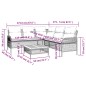 vidaXL Set de sofás de jardín con cojines 2 pzas ratán sintético gris vidaXL Set de sofás de jardín con cojines 2 pzas ratán sintético gris