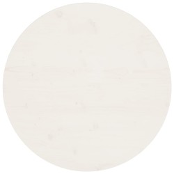 vidaXL Superficie de mesa madera maciza de pino blanco Ø70x2,5 cm