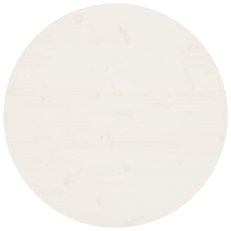 vidaXL Superficie de mesa madera maciza de pino blanco Ø70x2,5 cm