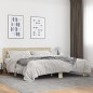 vidaXL Estructura cama madera ingeniería metal roble Sonoma 200x200 cm vidaXL Estructura cama madera ingeniería metal roble Sonoma 200x200 cm